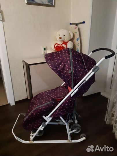 Санки коляска ника kids