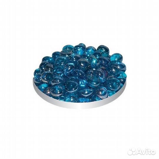 Грунт стеклянный №151 170 гр Плоский голубой мелки