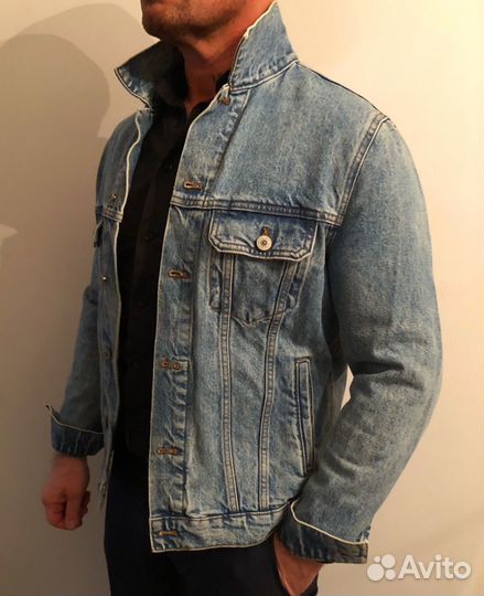 Джинсовая куртка mango spain 48/M идеальная