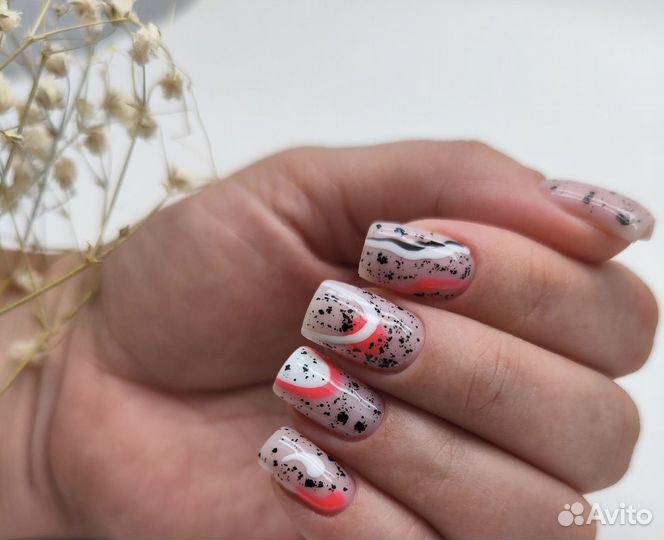 Наращивание ногтей на дому