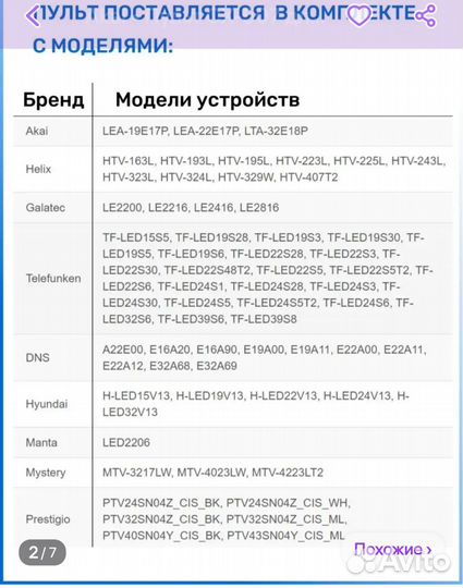 Пульты ду для телевизора универсальный