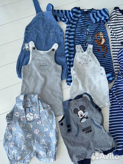 Детские вещи пакетом 3 - 6 и 6 - 9 мес на мальчика
