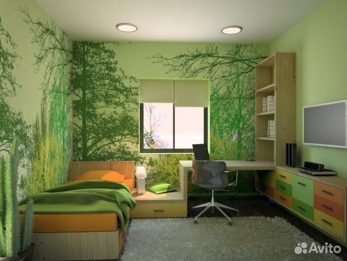 Поклейка обоев