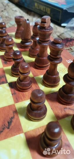 Шахматы нарды шашки 3 в 1