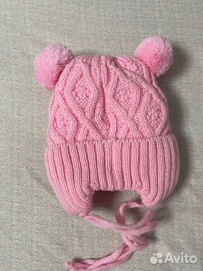 Шапка зимняя для новорожденных