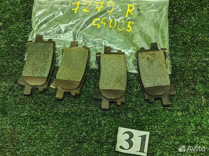 Тормозные колодки заднее Toyota Harrier GSU35