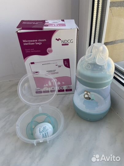Пустышка avent, бутылочка, пакеты