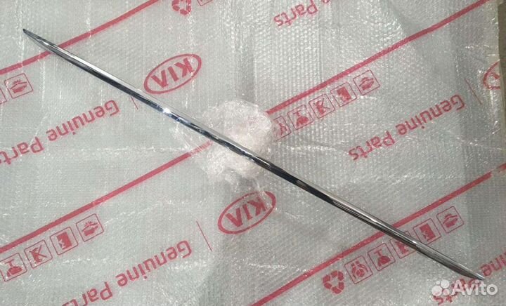 Kia Sportage 4 QL. Хром заднего бампера 2018+