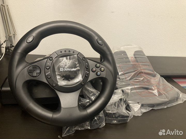 Игровой руль для пк defender forsage drift gt