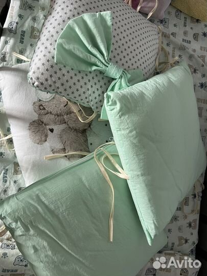 Бортики в детскую кроватку