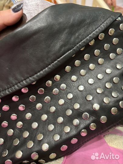 Кожанная женская куртка (косуха)