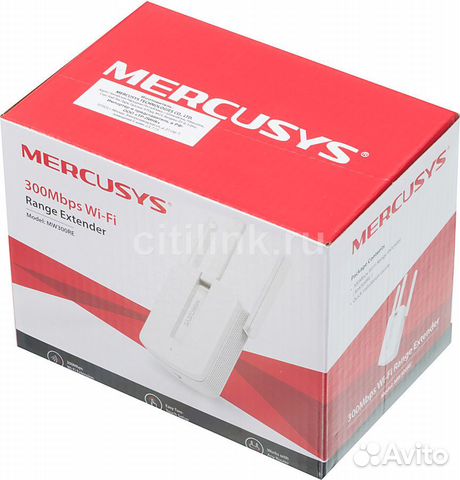 Усилители Wi-Fi сигнала Mercusys MW300RE