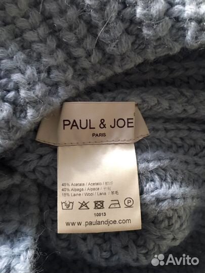 Женский шарф и шапка фирма Paul&Joe Paris