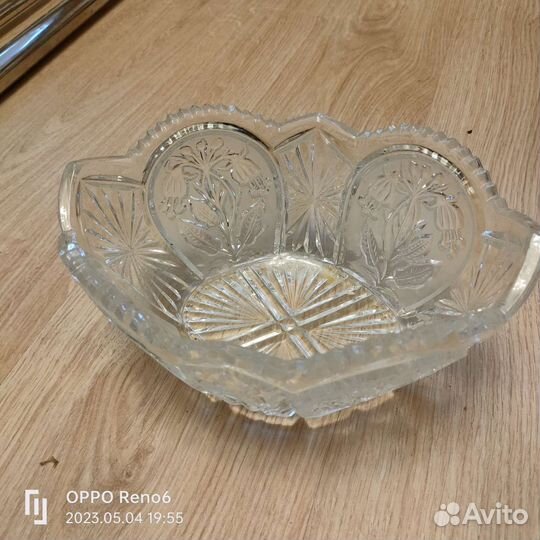 Ваза хрустальная большая СССР