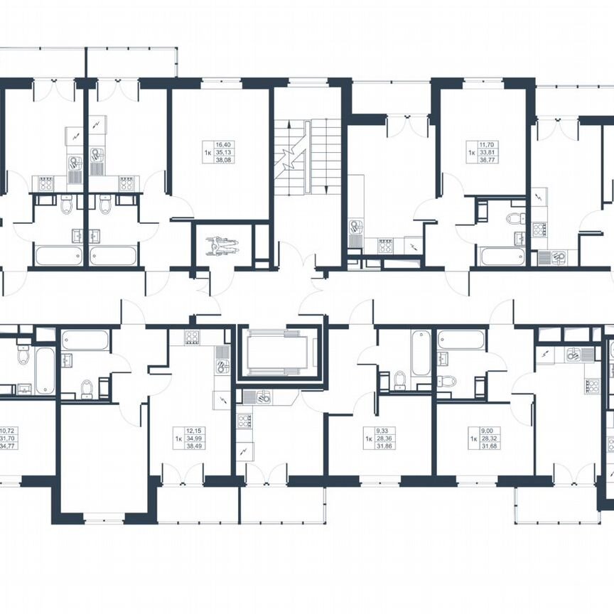 2-к. квартира, 45,8 м², 2/8 эт.