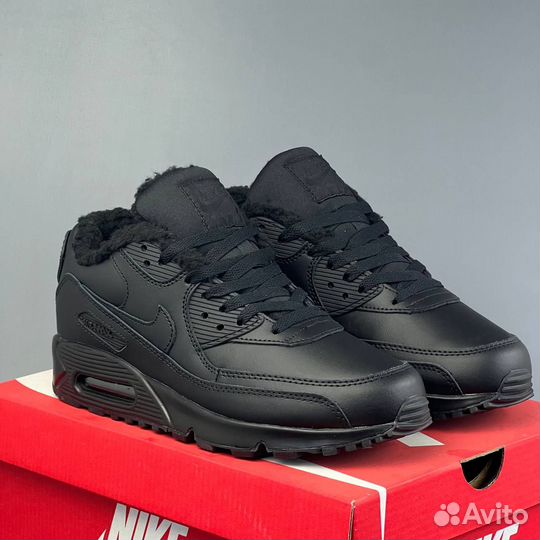 Теплые Nike Air Max 90 с мехом