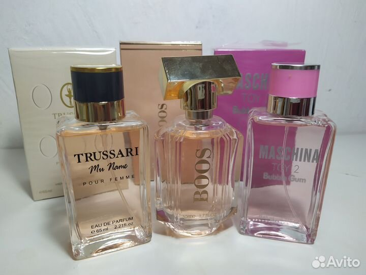 Духи набор 3шт пакетом парфюмерия