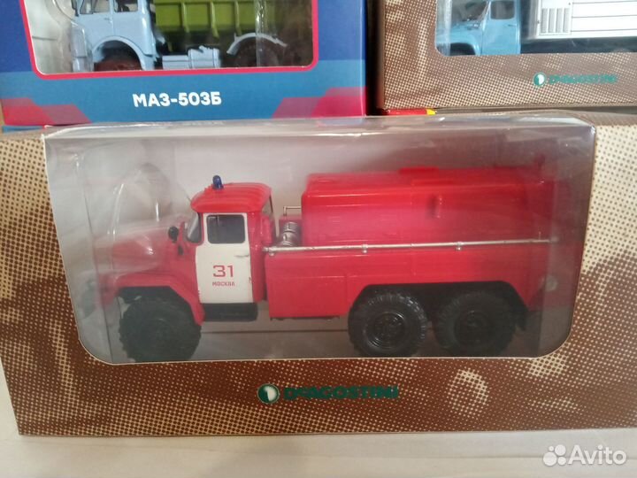 Модель 1:43 пожарный автомобиль