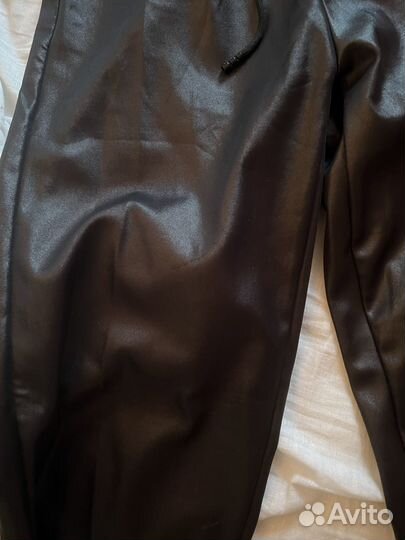 Брюки кожаные