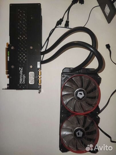 GTX 1080 ti 11 gb с жидкостным охлаждением