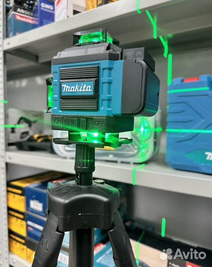 Лазерный уровень makita 4D нивелир 16 линий