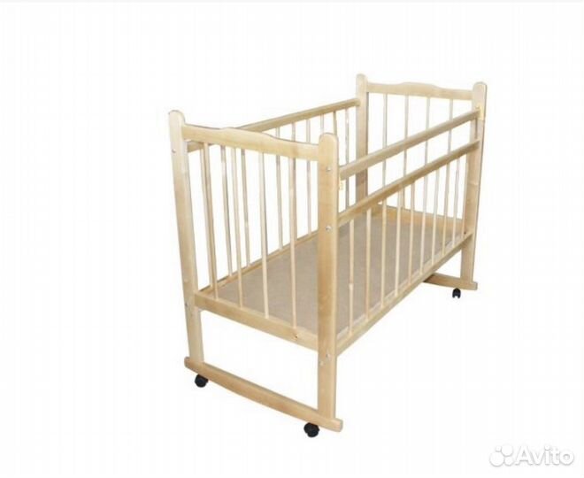 Кроватка деревянная Мишутка-14