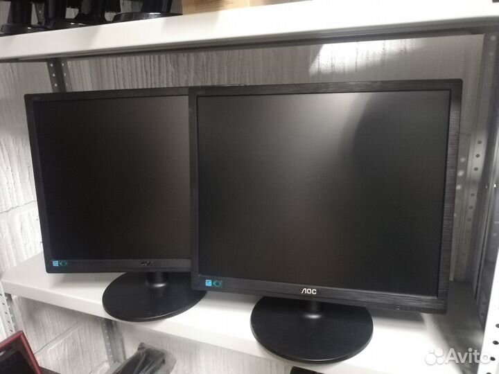 Монитор AOC e960Srd царапины, под видео