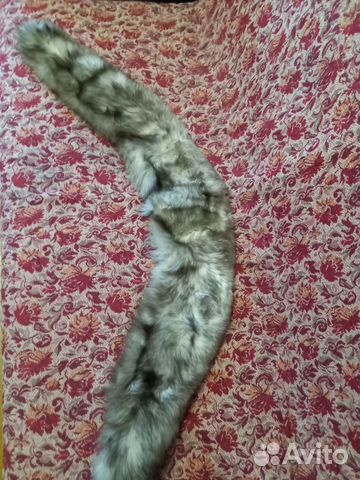 Меховой воротник песец