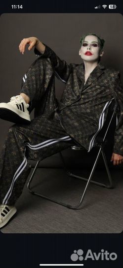 Классный,стильный костюм Adidas 44-48 Брюки+Пиджак