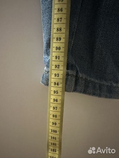 Джинсы zara широкие 34