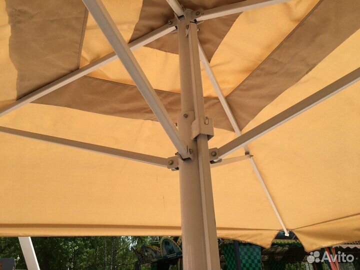 Уличный зонт для кафе, дачи 3х3 (4 пригруза)