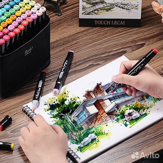 Набор Маркеров Touch для скетчинга 24 шт