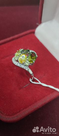 Кольцо серебряное 925 2,77г (арт 100672) сп29