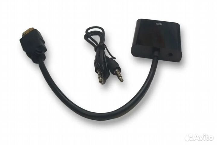 Переходник hdmi to VGA (+аудио)