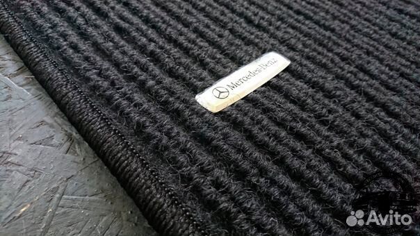Автоковрики для Mercedes-Benz W126, репсовые, граф