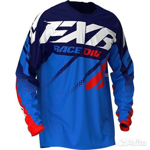 Джерси FXR clutch MX jersey Blue/Navy/Red 203303-4