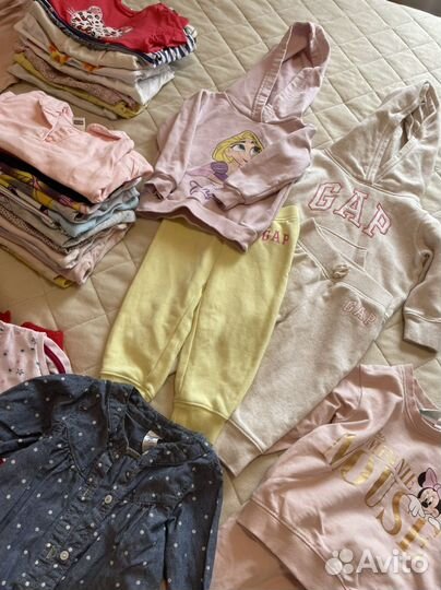 Вещи пакетом на девочку 80-86