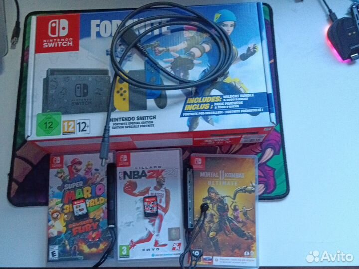 Nintendo switch rev2 32гб