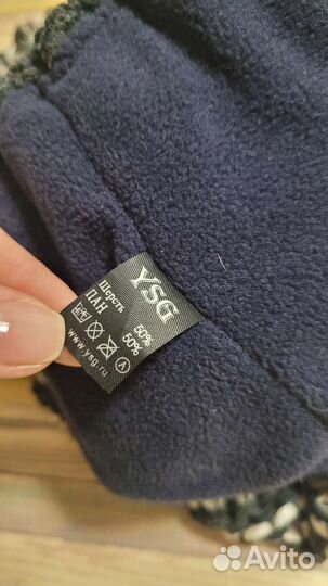 Комплект шапка и снуд женский