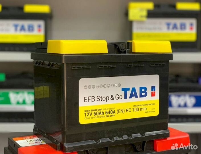 Аккумулятор новый TAB EFB 60Ач