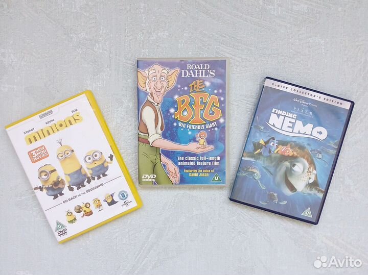 Dvd диски мультфильмы на английском языке