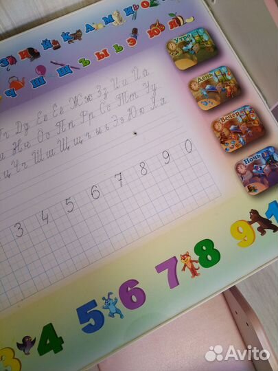 Детский растущий столик и слульчик