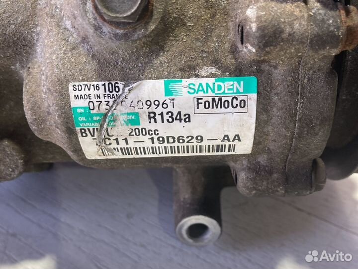 Компрессор кондиционера Ford transit 2,2С 2013 г.в