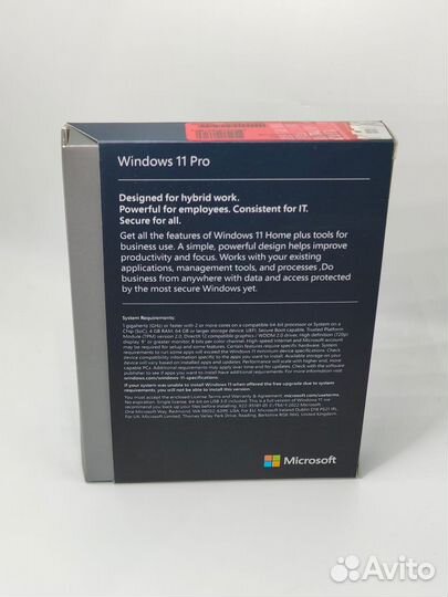 Windows 11 Pro - коробочная лицензия