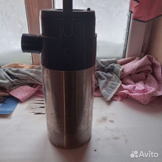 Термос с помпой СССР