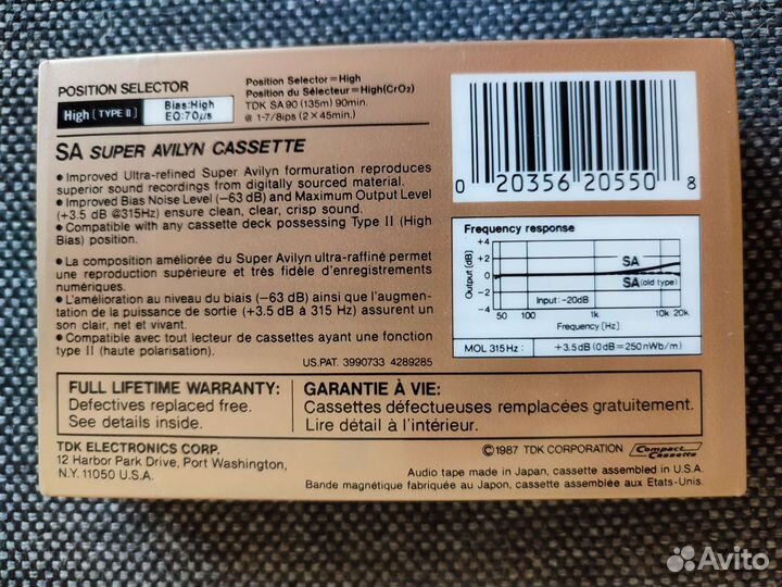 Аудиокассеты tdk