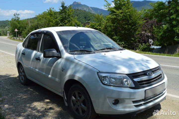 Юбка переднего бампера Калина 1