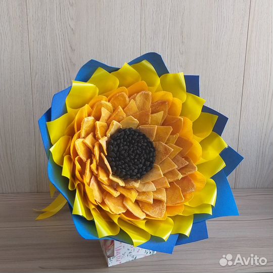 Съедобный букет Подсолнух учителю воспитателю