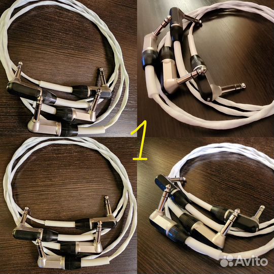 Межблочные/студийные провода, медь/серебро