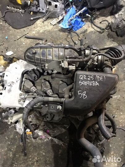 Двигатель QR25DE 2.5 Nissan X-Trail T31